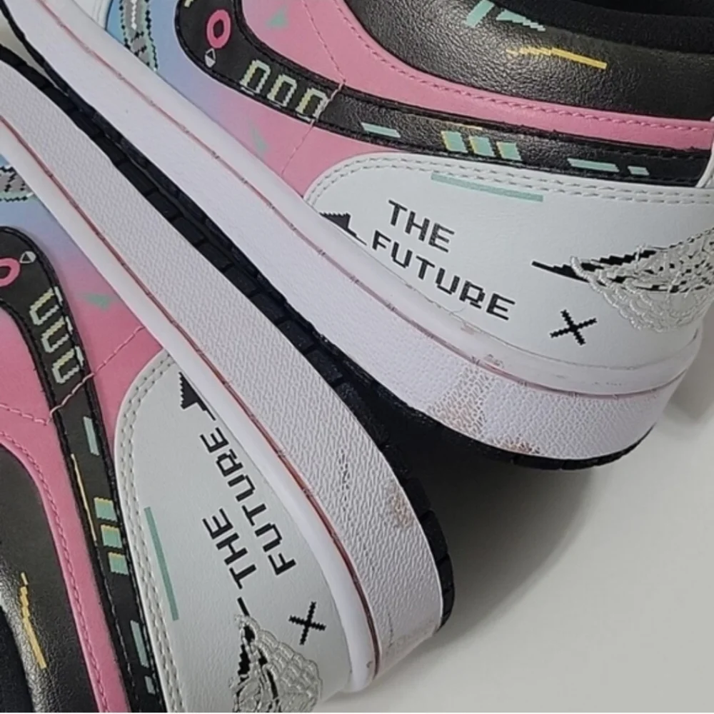 Jordan 1 CyperPunk Low Sneaker - Picture 8 of 11